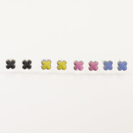 Four Leaf Small Stud Earrings
