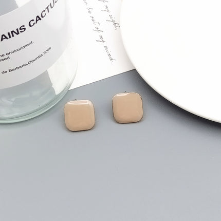 Geometric Simple Square Earrings - FASHION SHEGOODS LLC