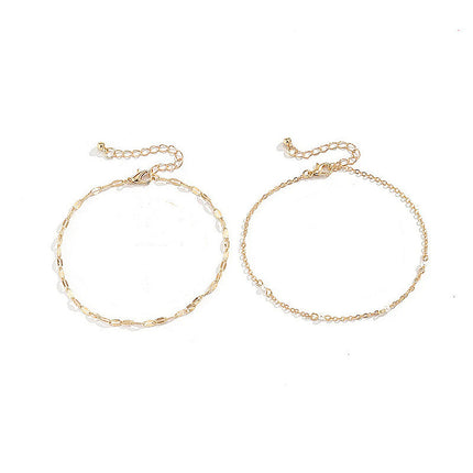 Summer Fashion Suit Anklet Bead Chain Anklet Jewelry