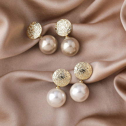 Pearl Geometric Sweet Elegant Women Dangle Earring