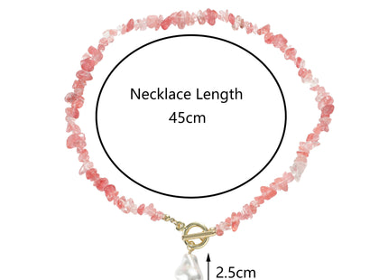 Natural Stone Bead Necklace