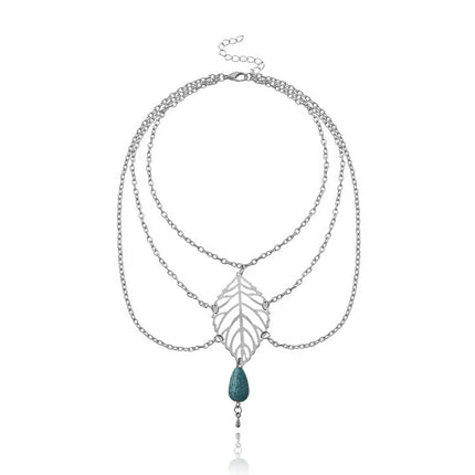 Leaf Clover Simple Chain Lady Bracelet
