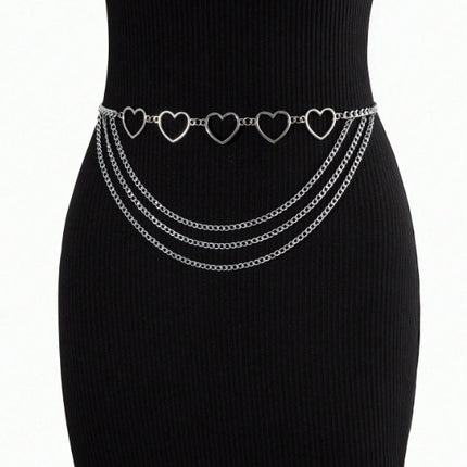Fashion Love Waist Chain Women Belt