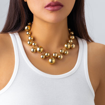 Chunky Choker Necklace Pearl Statement Necklace
