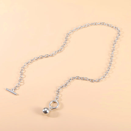 Round Beads Ball Pendent Necklace - FASHION SHEGOODS LLC