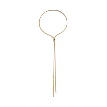 Long Snake Bone Chain Necklace - FASHION SHEGOODS LLC