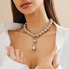 Imitation Rhodium Color Necklace / Jewelry
