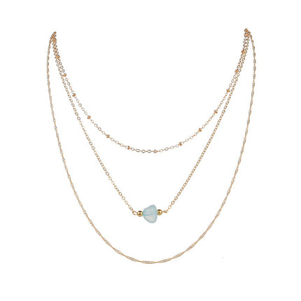 Nature Stone Choker Chain Necklaces - FASHION SHEGOODS LLC