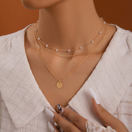 Pearl Choker Pendant Necklaces for Women