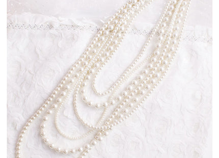 Six-layer Pearl Necklace Wedding Bride Pearl Necklace