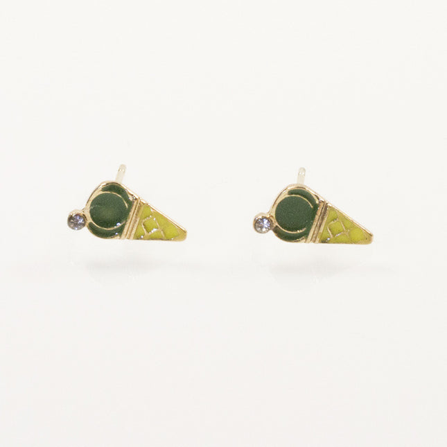 Enamel Ice Cream Earrings