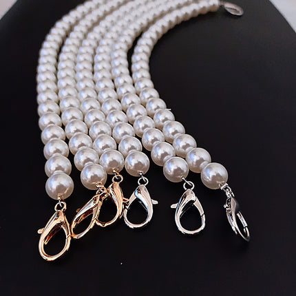 Pearls Beaded Women Lady Handbags Pearl Shoulder Hand Bag Purse Chain