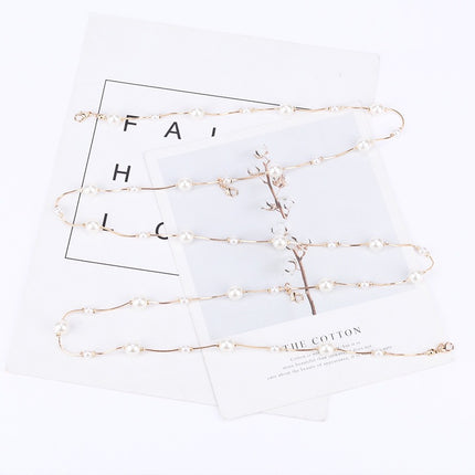 Body Chains Pearl Boho Layered Beach Waist Chain