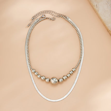 Exaggerated Multi-Layer Tassel Beaded Necklace