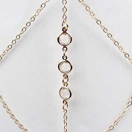 Fashion Body Jewelry Chain Romantic Belly Chest Chain