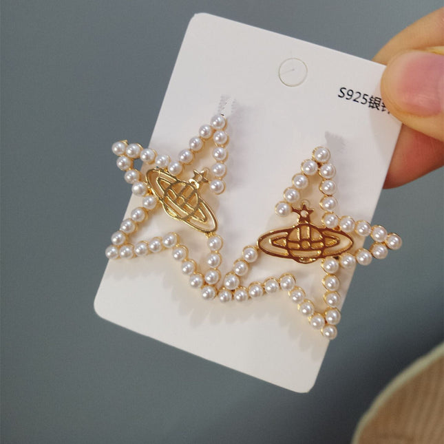 Star Pearl Earring