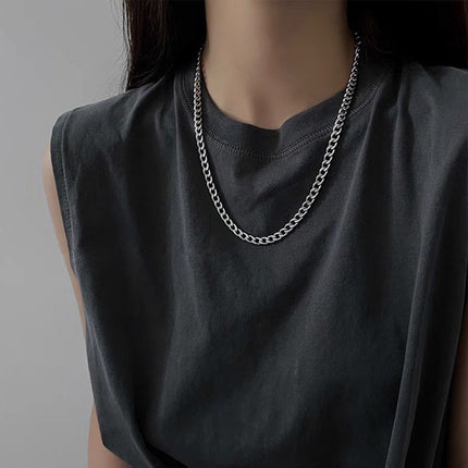 Fashion Jewelry Trendy Round Snake Chain  Necklace