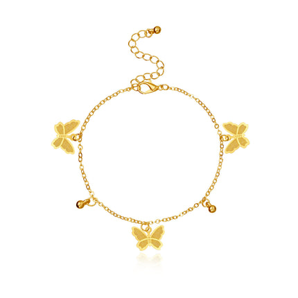 Butterfly Charms Anklets Chain Jewelry