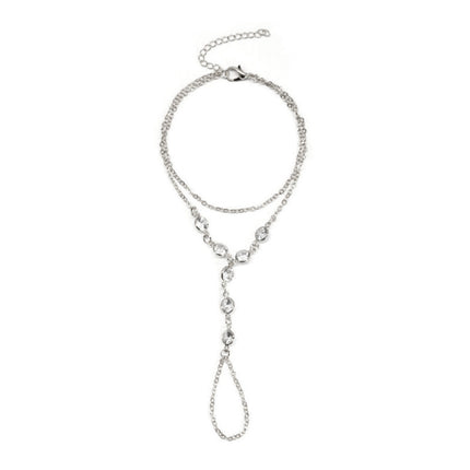 Bezel Zircon Slave Bracelet Hand Chain