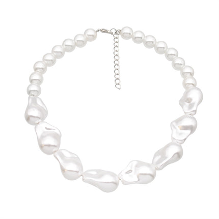 Baroque Pearl Necklace Women's Neck Choker Collarbone Chain Accessories