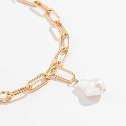 Paper Clip Chain Link Foot Anklet Jewelry