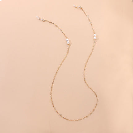 Pearl Eyeglass Chain Beaded Sunglasses Neck Holder