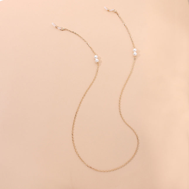 Pearl Eyeglass Chain Beaded Sunglasses Neck Holder