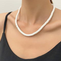 Polymer Clay Beads Necklace - FASHION SHEGOODS LLC