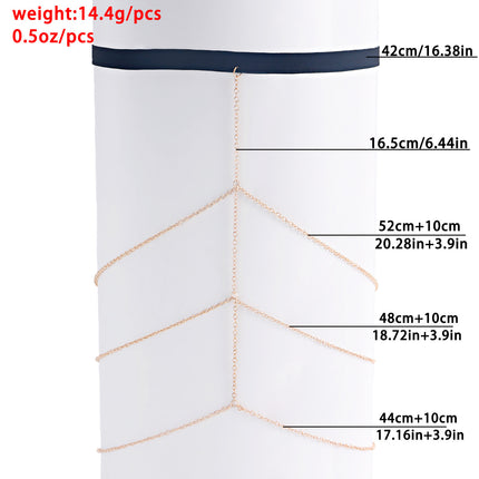 Tassel Elastic Leg Chain Multi-layer New Fashion Body Leg Chain