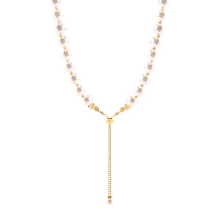 Pearl Necklace for Women Popular Opal Pendant Lady Girls Jewelry