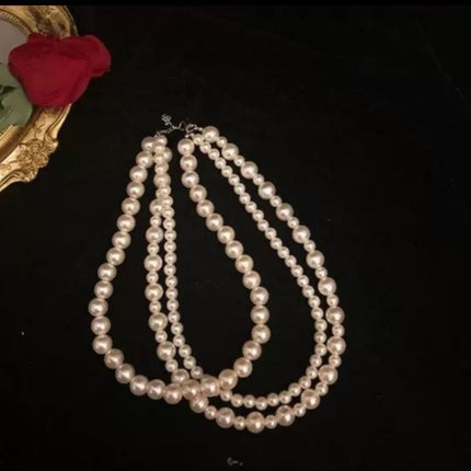 Multi-Strands Necklace Gift Fashion Women Party Jewelry - FASHION SHEGOODS LLC