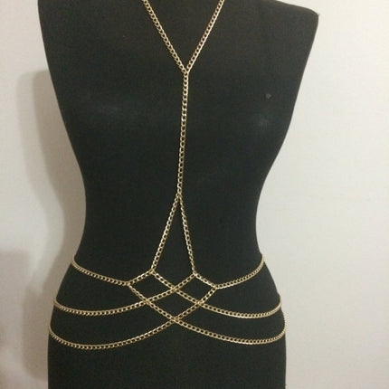 Summer Beach Fashion Bra Chain Body Jewelry