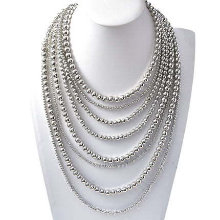 Multi-layer Hip-hop Women Ccb Material Long Bohemian Necklace