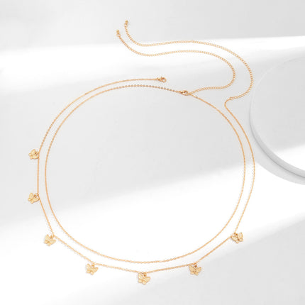 Butterfly Pendant Waist Chain Elegant Waist Belly Chain Jewelry Body Chain