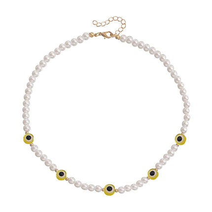 Love Imitation Beaded Pearl Necklace - FASHION SHEGOODS LLC