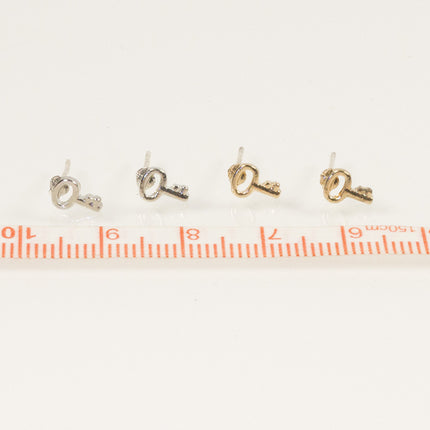 Mini Key Stud Earring