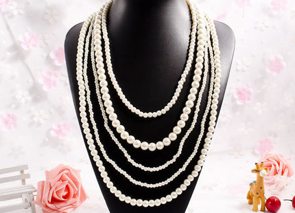 Retro Multi-Layer Pearl Necklace