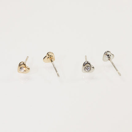 Butterfly stud earrings set