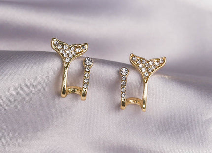 Rhinestone Mermaid Tail Earring