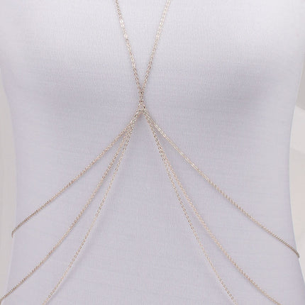 Sexy Geometric Multilayer Tassel Body Chain