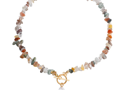 Natural Stone Bead Necklace