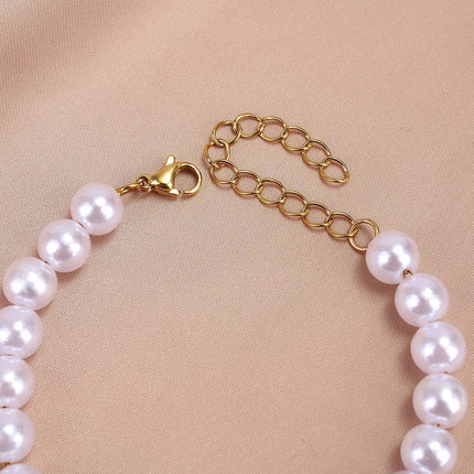 Beauty Pearl Beads Chain bracelet
