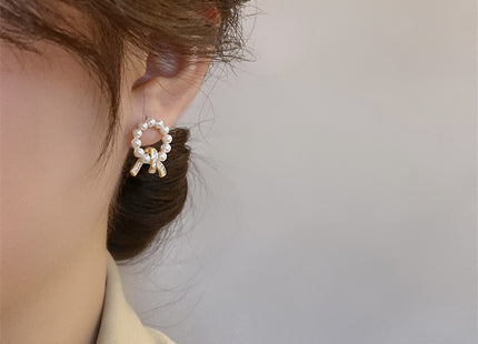 Vintage Rhinestone Stud Earrings for Women