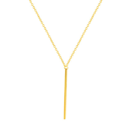 Long bar Pendant Necklace for Girl