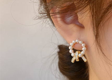 Vintage Rhinestone Stud Earrings for Women