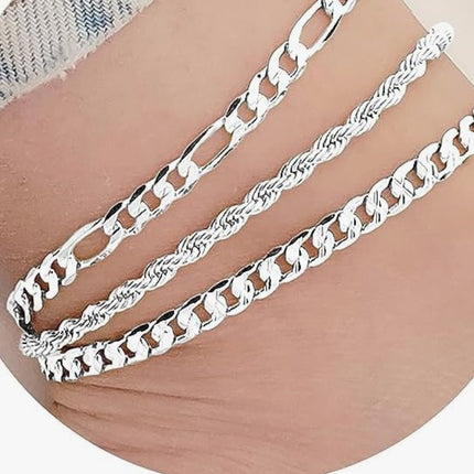 Cuban Snake Charm Foot Chain Anklets Jewelry