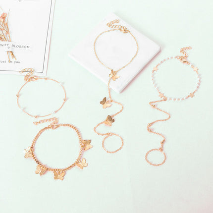 Vintage Feet Jewelry Anklets Chain