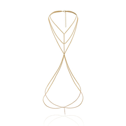 Multi Layers Lingerie Body Chain Bra Sexy Body Jewelry
