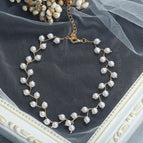 Gold Color-white bead