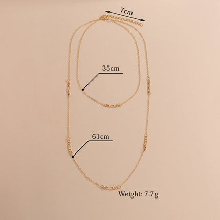 Classic Cable Chain Thin Ladies Necklace